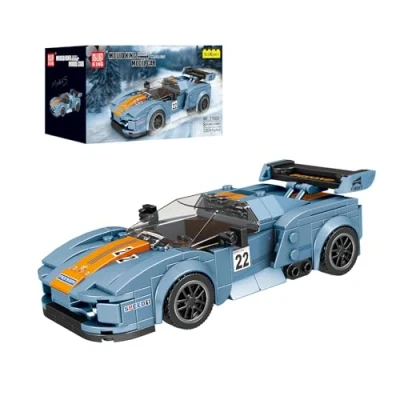 Afbeelding van Mould King 27005 Speed Models Porsche 918 RSR 330 onderdelen en vitrine lego compatibel bouwdoos