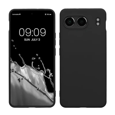 Afbeelding van kwmobile telefoonhoesje geschikt voor OnePlus Nord 4 5G Hoesje smartphone Precisie camera uitsnede In mat zwart
