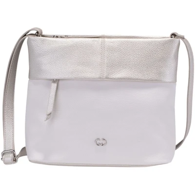 Afbeelding van GERRY WEBER Schoudertas Keep In Mind Shoulder Bag MHZ Metallic Cold Wit