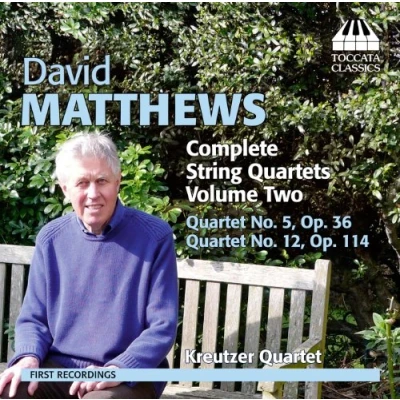 Afbeelding van string Quartet; P Kreutzer Quartet David Matthews: Complete quartets volume 2 (CD)