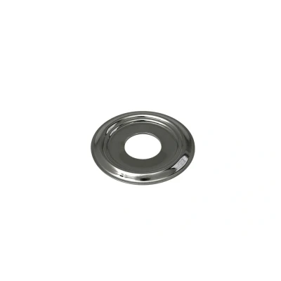 Afbeelding van Afdekrozet voor deurspion 16 mm massief messing verchroomd