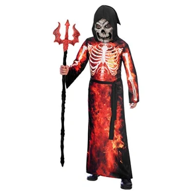 Afbeelding van Amscan Verkleedpak Fire Reaper Jongens Polyester 12 14 Jaar