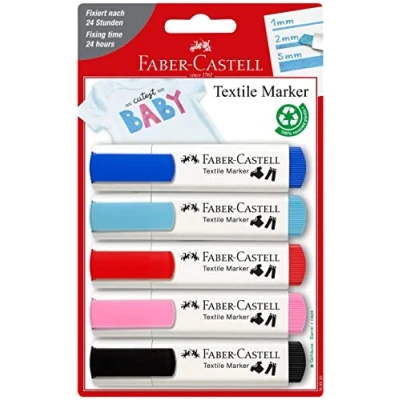 Afbeelding van Textielmarkers Faber Castell,
