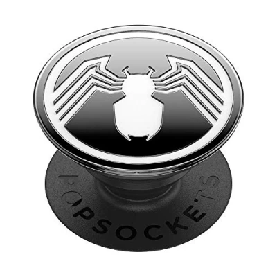 Afbeelding van PopSockets PopGrip houder en handgreep voor smartphone tablet met verwisselbare top Enamel Spider Man