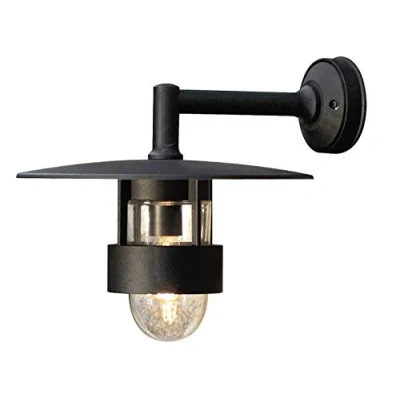 Afbeelding van Konstsmide Freja Down 504 750 Buitenlamp (wand) Spaarlamp, LED E27 60 W Zwart