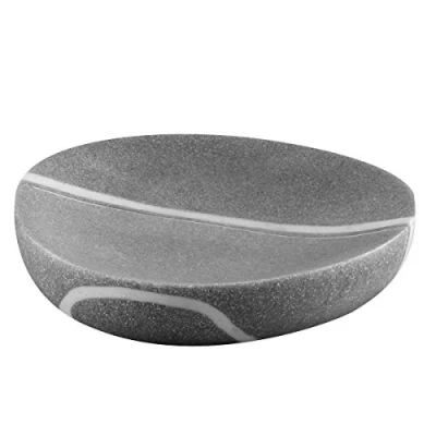 Afbeelding van Zeller, zeepdispenser, steenlook, Zeephouder, Zeepdoos, Zeepschaaltje, poly, 12 x 2,2 cm