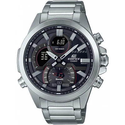 Afbeelding van Casio Edifice ECB 30D 1AEF Herenhorloge 46 mm Zilverkleurig