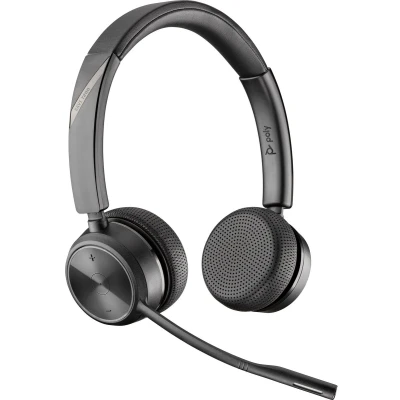 Afbeelding van Hoofdtelefoon met microfoon Poly Savi 7220 Zwart