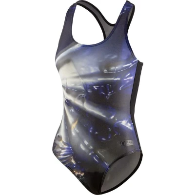 Afbeelding van BECO Competition badpak zwart/multi color maat 44