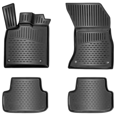 Afbeelding van Elmasline Design 3D rubberen matten voor Opel Meriva B (2010 2017) Extra hoge rand van 5 cm.