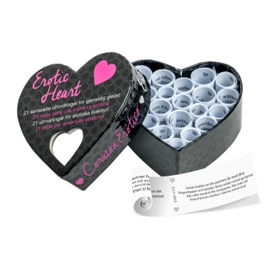 Afbeelding van Tease And Please Erotic Heart Erotisch Bordspel 21 Stuks No/zw/sp/it