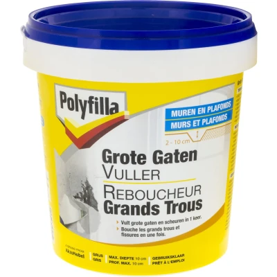 Afbeelding van Polyfilla grote gatenvuller 1kg grijs