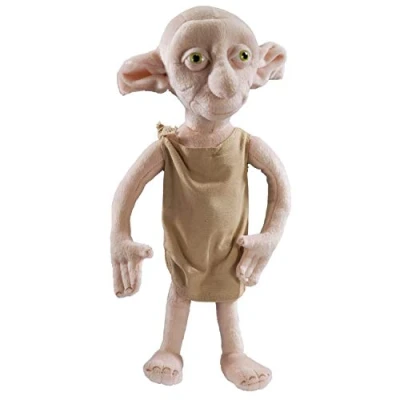 Afbeelding van The Noble Collection Harry Potter Collectors Plush Figure Dobby 30 cm Pluche knuffel Roze/Bruin
