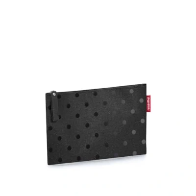 Afbeelding van reisenthel case 1 universele kleine organizer voor cosmetica of handtas items, Glanzend zwart met stippen, informeel