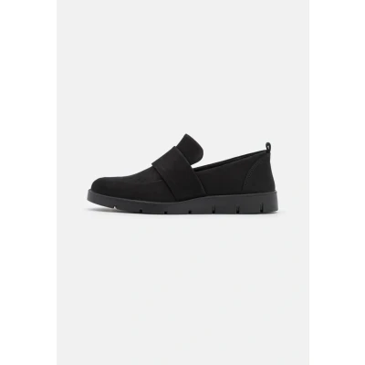 Afbeelding van ECCO Bella Loafer Instappers, Dames, Maat: 39, Black Nubukleer