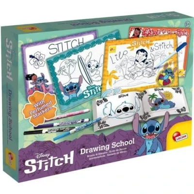 Image de Kit de dessin LISCIANIGIOCHI STITCH Feutres parfumés Crayons decouleur, autocollants