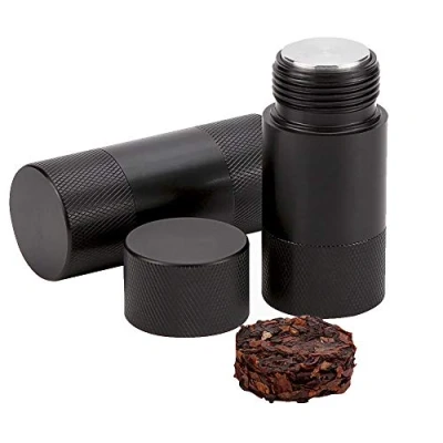 Afbeelding van Spespo Aluminium pollenpers voor kruiden, compressor, 6,1 x 2 cm, lippenstift (zwart)