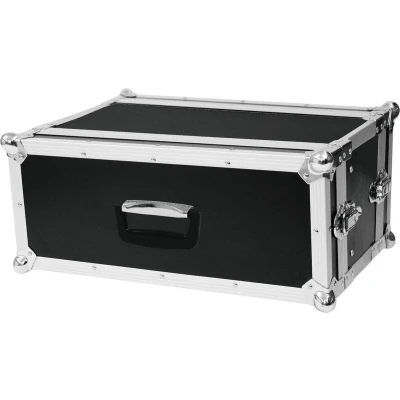 Afbeelding van Roadinger flightcase 19 inch CO DD, 4U, 24cm diep, zwart