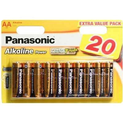 Afbeelding van Panasonic Alkaline Power AA 20 Stuks