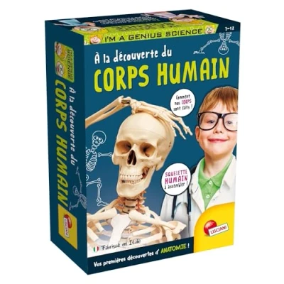 Afbeelding van liscianigiochi Lisciani I&#039;m A Genius Ontdekking van het menselijk lichaam voor kinderen vanaf 7 jaar Wetenschappelijke experimentenset Anatomie leren met plezier educatief spel Made in