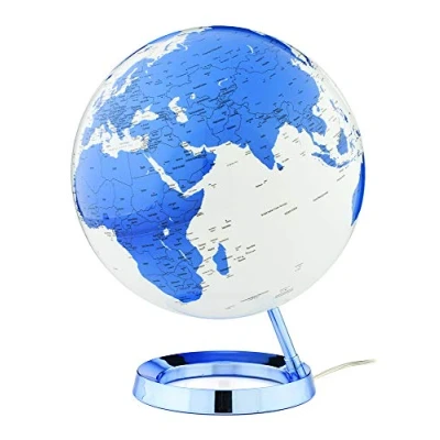 Afbeelding van Atmosphere Nr 0331F7N5 Gb Globe Bright Hot Blue 30Cm Diameter Kunststof Voet Met Verlichting