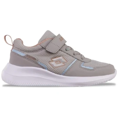 Afbeelding van LOTTO Combinatie Tc K Sneakers, uniseks, kinderen, Grijs Dk Roze