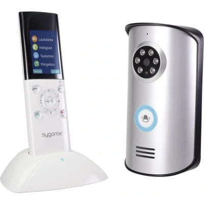 Afbeelding van Sygonix EM 4159 Complete set voor Video deurintercom Radiografisch Zilver, Wit, Zwart