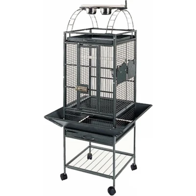 Afbeelding van Strong Vogelkooi Villa Helios Zwart 69 x69 x 144 cm