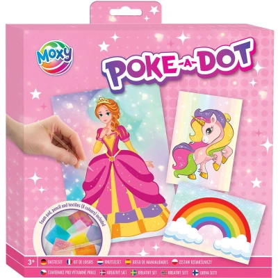 Afbeelding van Creative Craft Group Poke a Dot Knutselset Fantasiewereld