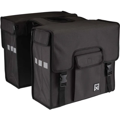 Afbeelding van Willex Dubbele Shopper Zwart