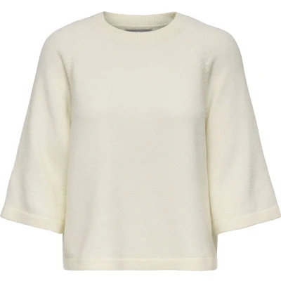 Afbeelding van Only Trui Onlsimoni 3/4 Pullover Knt Noos 15333199 Birch/melange Dames Maat M