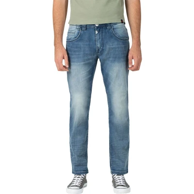 Afbeelding van Timezone Rechte slim jeans voor heren, Blauw (Antique Blue Wash 3636)