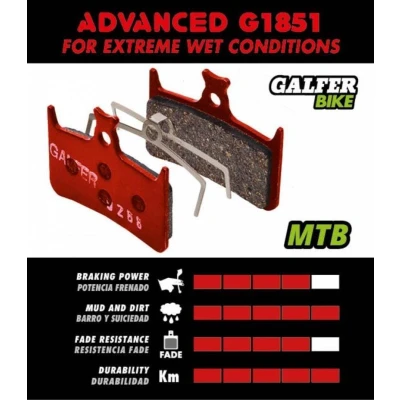 Afbeelding van GALFER BIKE Schijfremblok, Hope E4 ( Advanced G1851 )