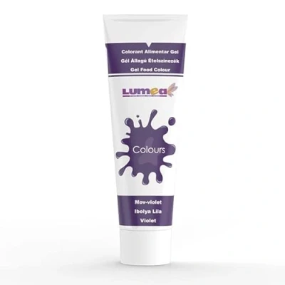 Afbeelding van Voedselkleurstof gel 30 g tube voor fondant, marsepein enz. Bakaccessoires taartdecoratie (paars)