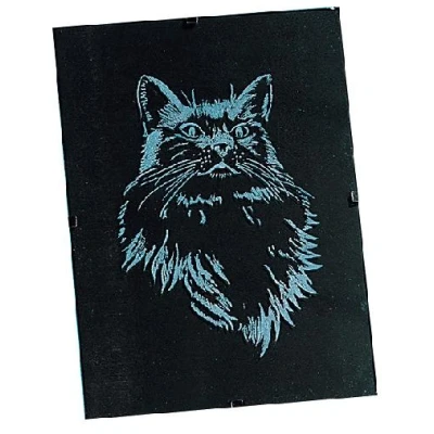 Image de Clairefontaine Carte A Gratter 24x32 Noir Pochette De 2