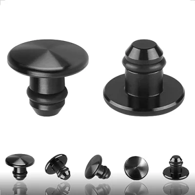 Afbeelding van Evermotor 2 Stks Universele Motorfiets M10 6065 T6 CNC Aluminium Anodic Oxidatie Spiegel Blind Plug Afdekken Schroeven Draad Blanking Plugs Gat Caps