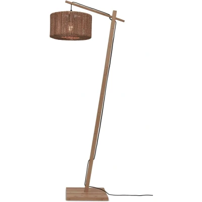 Afbeelding van GOOD&amp;MOJO Vloerlamp Iguazu Bamboe/Jute 57x31x150cm Staande lampen voor Woonkamer Slaapkamer