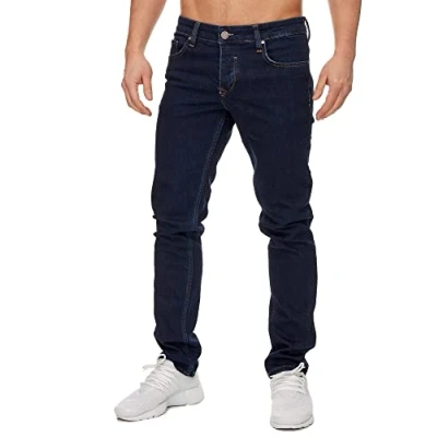 Afbeelding van Tazzio 16533 Heren Jeans, Donkerblauw, Taille 42 / lengte 30