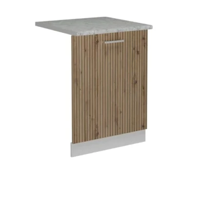 Afbeelding van Vicco Panneau de lave vaisselle R Line en chêne artisanal, 60 cm, AP marbré
