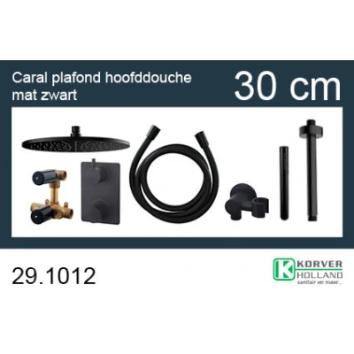 Afbeelding van Wiesbaden one pack inbouwthermostaatset rond type 303 MZ (30cm)
