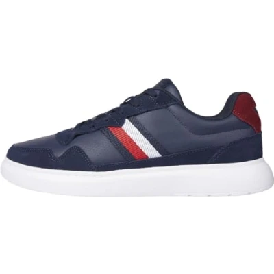 Afbeelding van Tommy Hilfiger Sneakers laag, Heren, Maat: 40, Dark night navy Leer