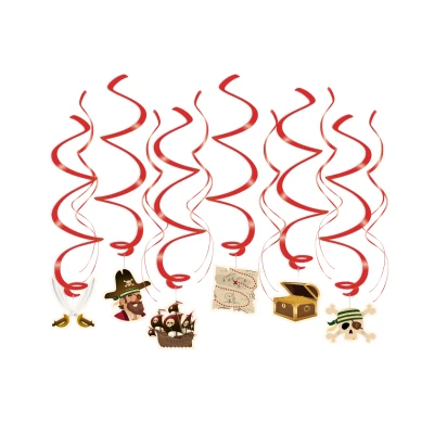 Image de Pirate Swirls 70cm 12 pièces