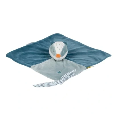 Afbeelding van Nattou das Felix Knuffeldoekje Doudou 27 cm Petroleumblauw