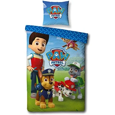 Afbeelding van Aymax PAW Patrol beddengoedset, dekbedovertrek 140 x 200 cm, kussensloop 63 cm