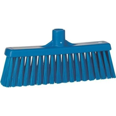 Afbeelding van Vikan Bezems en Vegers Medium Rechte Veger Met Polyester Vezels 310x60x140mm Blauw