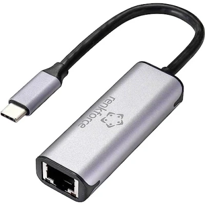 Image de Renkforce USB C, réseau informatique Adaptateur [1x 3.0 mâle type C 1x RJ45 femelle] 716173x