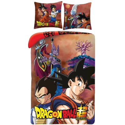 Afbeelding van Dragon Ball Z dekbedovertrek Goku en Vegeta 140 x 200 cm polyester