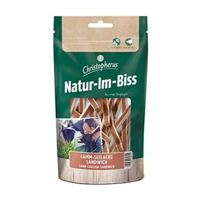 Afbeelding van Allco Christopherus Snack Lamm Seelachs Sandwich 12x70g &amp;