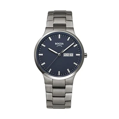 Afbeelding van Boccia Titanium 3649.02 Heren Horloge 39 mm