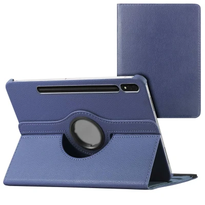 Afbeelding van iMoshion Tablet Hoes Geschikt voor Samsung Galaxy Tab S6 360 Draaibare Bookcase Blauw